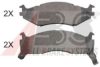 A.B.S. 38521 OE Brake Pad Set, disc brake